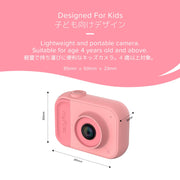myFirst Camera 10 Kids Digital Mini Camera, 5MP Photos, 1080p Video, Pink, Tripod Adapter, Webcam Mode, 2-Inch IPS Screen, Includes 4GB MicroSD Card