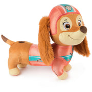 Spin Master Paw Patrol Liberty Talking Plush, 12 in, Interactive Toy with 20 Sound Effects and Phrases, Kids 3+