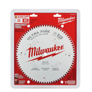 Milwaukee 48-40-1032 10 inch 80T Ultra Fine Finish Circular Saw Blade, Silver