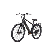 Concord Commutr 26 Electric Bike, 350W Rear Hub Motor, 36V 10.4Ah Battery, Shimano 7-Speed, Mechanical Disc Brakes, Black, Fits Riders 5'2