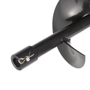 XtremepowerUS Earth Auger Drill Bits Set, Alloy Steel with Tungsten Carbide Tips, 4