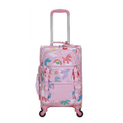 CRCKT CK-62022-SSMP 3 Piece Miss Popular 21-inch Softside Carry-On Luggage with Packing Cube and Luggage Tag, Miss Popular Balloon Animals