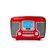 Crosley CR612B-RE Corsair Radio CD Player, Red