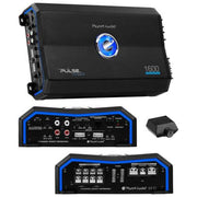 Planet Audio PL1600.4 Pulse Series Car Audio Amplifier 1600 High Output, 4 Channel Full Range Black