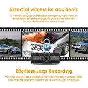 Vantrue N2 Pro Dual Dash Cam, Front and Interior 1080P Recording, 1440P Single Front Camera, Infrared Night Vision, Motion Detection Parking Mode, G-Sensor, Loop Recording, Black