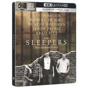Sleepers 1996 Limited Edition Steelbook 4K Ultra HD Blu-ray Movie with Digital Copy, Drama Thriller Crime, 148 Minutes Runtime