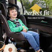 Graco Extend2Fit Convertible Child Safety Car Seat with Adjustable Extension Panel for Extra Legroom, Gotham Black