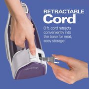 Hamilton Beach 19902F Durathon Clothing Iron, Steam Iron for Clothes with Nonstick Soleplate & Retractable Cord, Silver