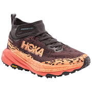 HOKA Speedgoat 6 Mid GTX Trail Running Shoes for Ladies - Galaxy/Guava - 7.5M