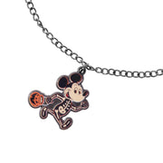 Claire's WZ002 Disney Halloween Mickey and Minnie Skeleton Best Friend Necklaces, 2-Pack