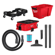 Milwaukee M18 FUEL NEXUS 6 Gallon Cordless Wet/Dry Vacuum with POWERSTATE Brushless Motor, REDLINK PLUS Intelligence, PACKOUT Compatible, Red/Black, 0915-20