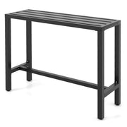 Costway Outdoor Metal Bar Table 48