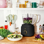 Made By Gather Beautiful 10-Cup Food Processor, Powerful 500-Watt Motor, Wide 3-Inch Feed Tube, Variable Speed Control, White Icing