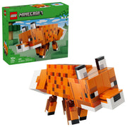 LEGO Minecraft The Fox Building Toy, Poseable Figure with 497 Pieces, Multicolor, 21588