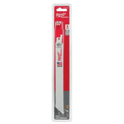 Milwaukee 48-00-5193 Reciprocating Saw Blade, 5/8 in W, 8 in L, 10/14 TPI, Bi-Metal Cutting Edge