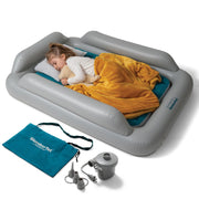 SlumberPod ST-GRA-TEA SlumberTot Inflatable Toddler Travel Mattress with Electric Air Pump