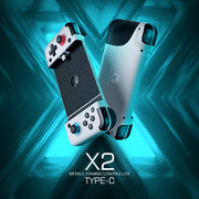 GameSir X2 New Mobile Game Controller, Wired Type-C Plug and Play, Ergonomic Extendable Design for Android Phones up to 173mm, Cloud Gaming Compatible, Includes Controller Bag