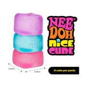 Schylling 94832269 NeeDoh Nice Cube Sensory Toy Squeezable Plastic Square Shape Random Color