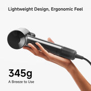 Laifen 1HD11-S-US-DG SE Air High-Speed Hair Dryer, 100,000 RPM Ionic Blow Dryer, Smooth Nozzle, Dark Grey