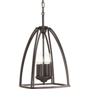 Progress Lighting P3786-20 Contemporary/Soft 4-60W Cand Foyer, Antique Bronze