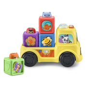 VTech Baby Beep & Go Blocks Interactive Animal Toy with Light-Up Number Button, Multi-Color, Ages 6 Months and Up