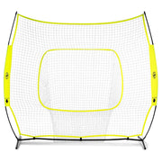Athletic Works TT6512-20 7ft x 7ft Hit Pitch Training Net for Baseball Softball Protective Screens, New, 11.02lb