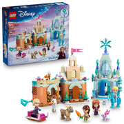 LEGO 43278 Disney Frozen Mini Arendelle Castle and Elsas Ice Palace, 306 Pieces, Includes 9 Characters, Ages 5+, Model 43278