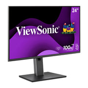 ViewSonic VG2452 24 Inch IPS FHD Computer Monitor, 100Hz Refresh Rate, USB-C with 65W Charging, HDMI, DisplayPort, Ergonomic Stand, USB Hub, Anti-Glare Screen