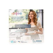 Moen S75005EVSRS Nio U Smart Pulldown Kitchen Faucet with Voice Control and MotionSense, Spot Resist Stainless