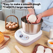 YuChanluck YC-008 Electric Dough Mixer, 7.4QT Large Capacity with Constant Temperature Fermentation
