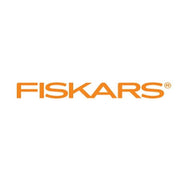 Fiskars 8-Inch Pinking Shears with Pointed Tip, Precision-Ground Stainless Steel Blades, Ergonomic Orange Handle