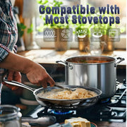 Cooks Standard 10Piece Multi-Ply Clad Stainless Steel Cookware Set