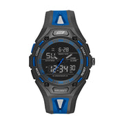 Skechers Liberty Analog Digital Chronograph Watch - Black/Blue - 3 ATM Water Resistant