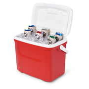 Igloo 50107 28 qt. Laguna Ice Chest Cooler, Red