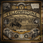 Theory11 Yellowstone Jigsaw Puzzle, 1,000 Pieces, Brown, Intermediate Skill Level, Gold Foil Accents, T11-YELSTONE-PUZZLE