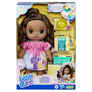 Baby Alive F7357 Fruity Sips Doll Toy for Kids 3 and Up, Brown Hair