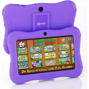 Contixo TC-V93-KB-TB1-PUR V9 Kids Tablet Bundle Pack 7