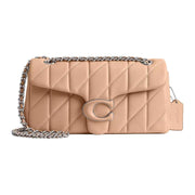 Coach CP147 Quilted Leather Covered C Tabby Shoulder Bag 26 with Chain