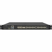 SonicWall NSa3800 Network Security Appliance, Next-Generation Firewall, 4 Gbps Throughput, 2.5 Gbps Threat Prevention, 24-Port Gigabit Ethernet, 8x10G SFP+ Interfaces