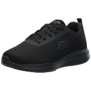 Skechers Ultra Flex 3.0 SR Daxtin Men's Slip-Resistant Work Shoes, Black, 11 Wide