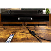 GE 2-Port 8K HDMI Switch, HDMI 2.1, USB-C Powered, Black Aluminum Housing, LED Indicator, 6ft Cable