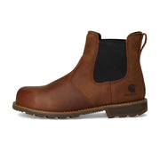 Carhartt Frontier Water Resistant Steel Toe Chelsea Work Boots, Bison Brown Oil Tan Leather, 7.5 E Wide, FN5254-M
