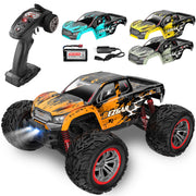 YCFUN HM123 Hobby Grade 1:12 RC Monster Truck, 4WD High-Speed 45 km/h, Off-Road All-Terrain Remote Control Car with Rechargeable Battery,