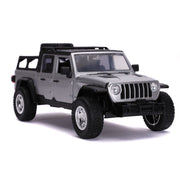 Jada Toys 1:24 Scale 2020 Jeep Gladiator Diecast Collectible Car, Silver, 31984