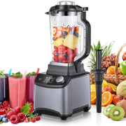 HOUSNAT PH-023B 1200W Professional Countertop Blender - Gray