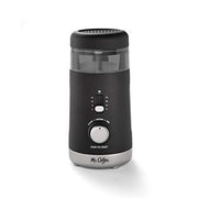 Mr. Coffee Multi-Grind 12-Cup Automatic Coffee Grinder, Black, Stainless Steel Blades, 5 Grind Settings, Lid-Activated Safety Switch, BVMC-PBG77