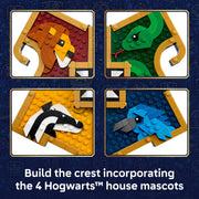 LEGO Harry Potter Hogwarts House Crest Building Toy, 545 Pieces, Multicolor, Ages 12+, 6588704