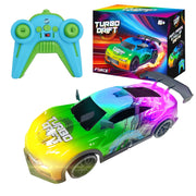 USA Toyz 2025 High-Speed Drift Racing RC Car, Blue, 1:16 Scale, 2.4GHz Remote, LED Headlights, USB Rechargeable