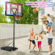 Segmart 44-inch Outdoor Basketball Hoop Stand for Adults, Pink & Blue