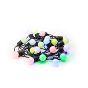 Twinkly TWF020STP-BUS Smart LED Light String Festoon 20 RGB LED, 33 ft, Multicolor, App-Controlled, Indoor and Outdoor